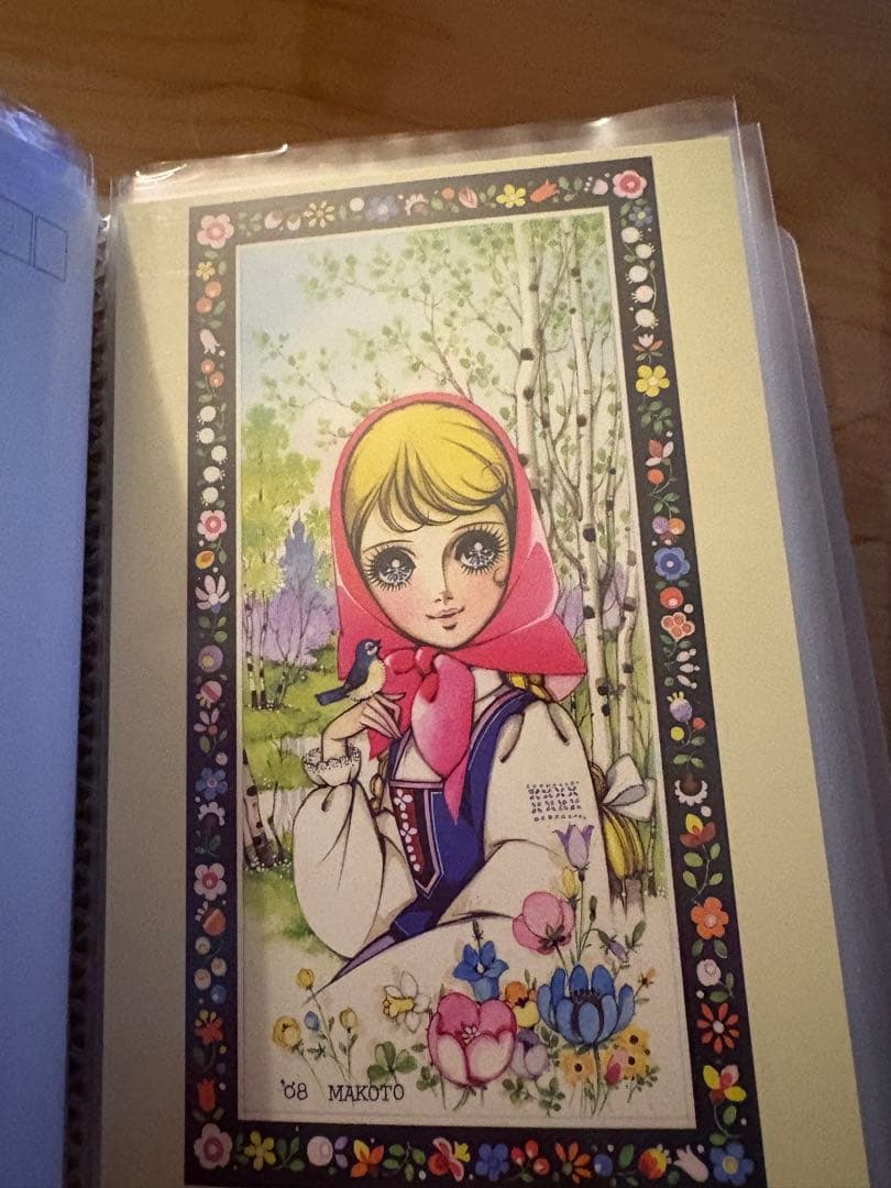 高橋真琴　ポストカードセット　60枚　ファイル付き