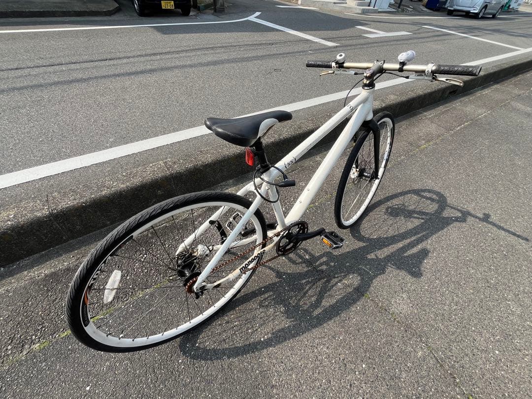 激レア❗️超軽量 mon クロスバイク　値下げです【引取限定】