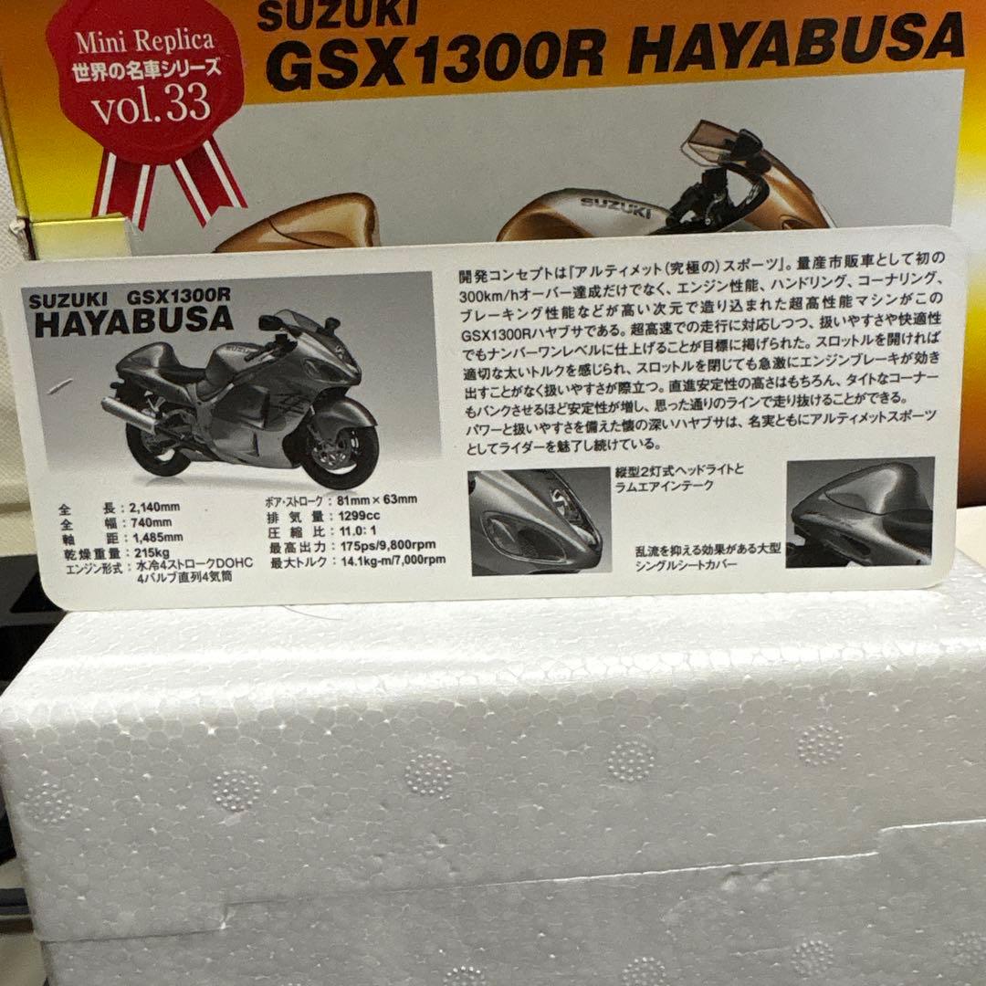 SUZUKI GSX1300R HAYABUSA ミニレプリカ vol.33