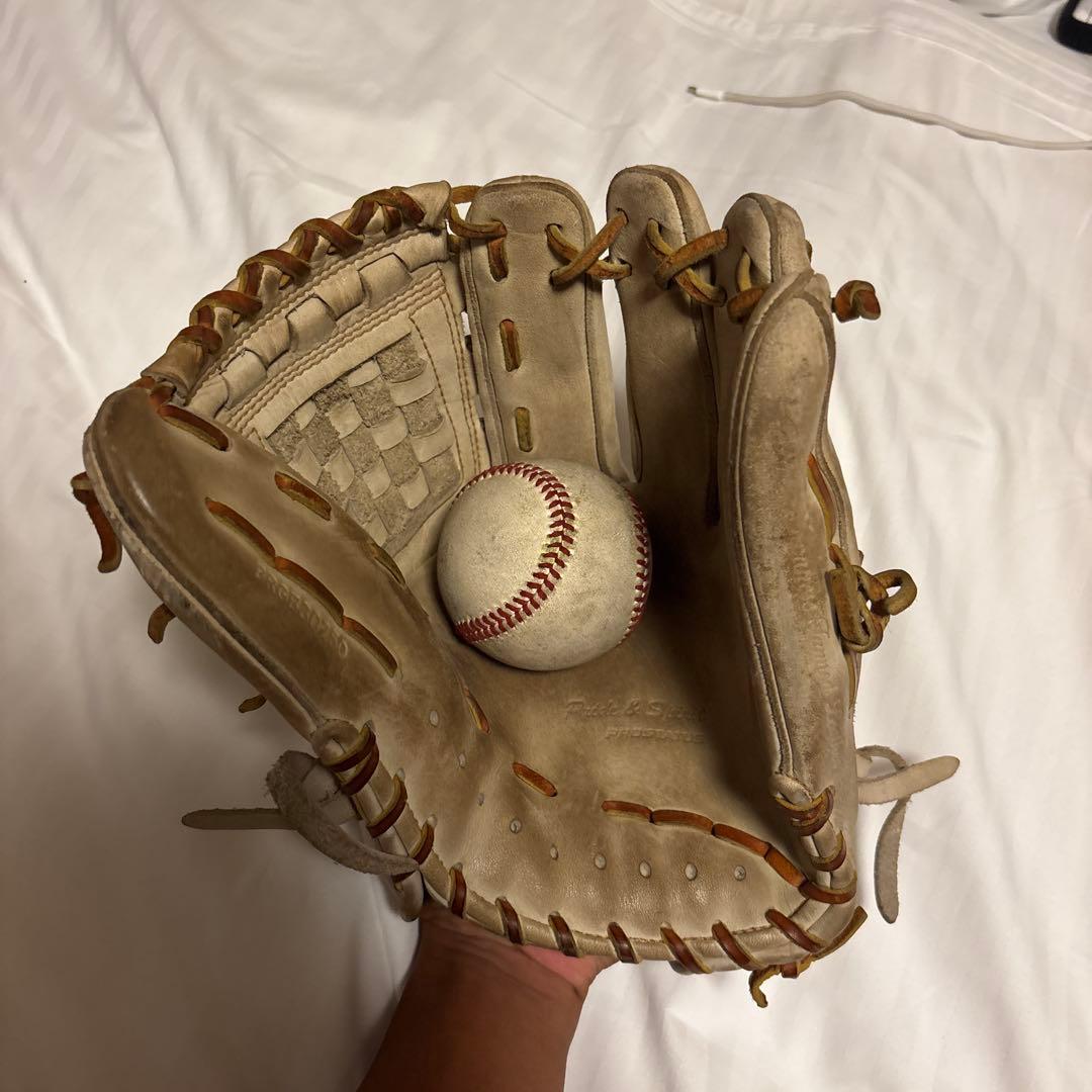 ZETT 硬式用 源田モデル キャメル 値下げ可能