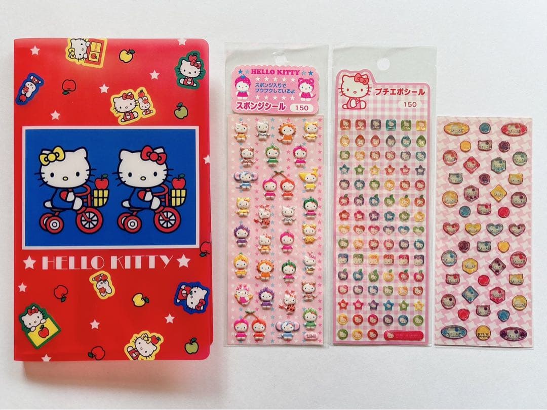 ♡キティ ミミィ シールファイル 2001年 収納 スポンジシール プチエポ♡