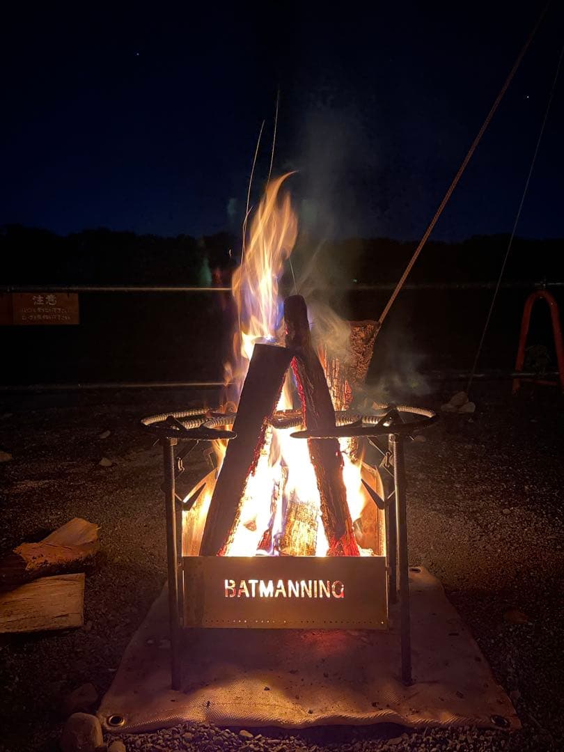 BATMANING 焚き火台 オリジナル　世界に1台