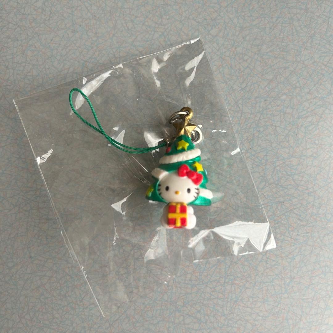 【ハローキティ】クリスマス ストラップ　3つセット キャンドル リース ツリー