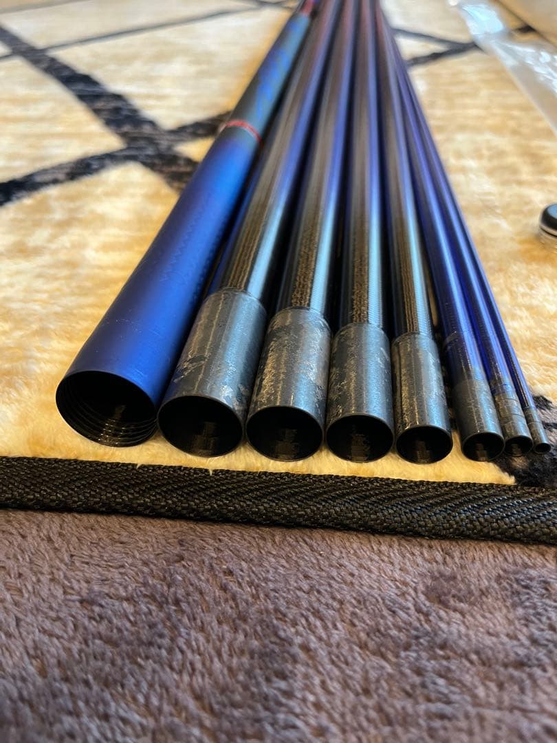 ★送料無料 友釣り 美品 ダイワ 鮎竿 銀影エア MT 急瀬抜 90・W