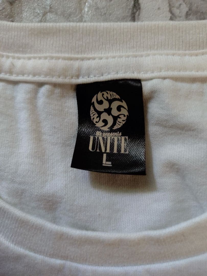 【Lサイズ】【一回着用】【美品】【B'z✖GLAY】【UNITE】【ホワイト】