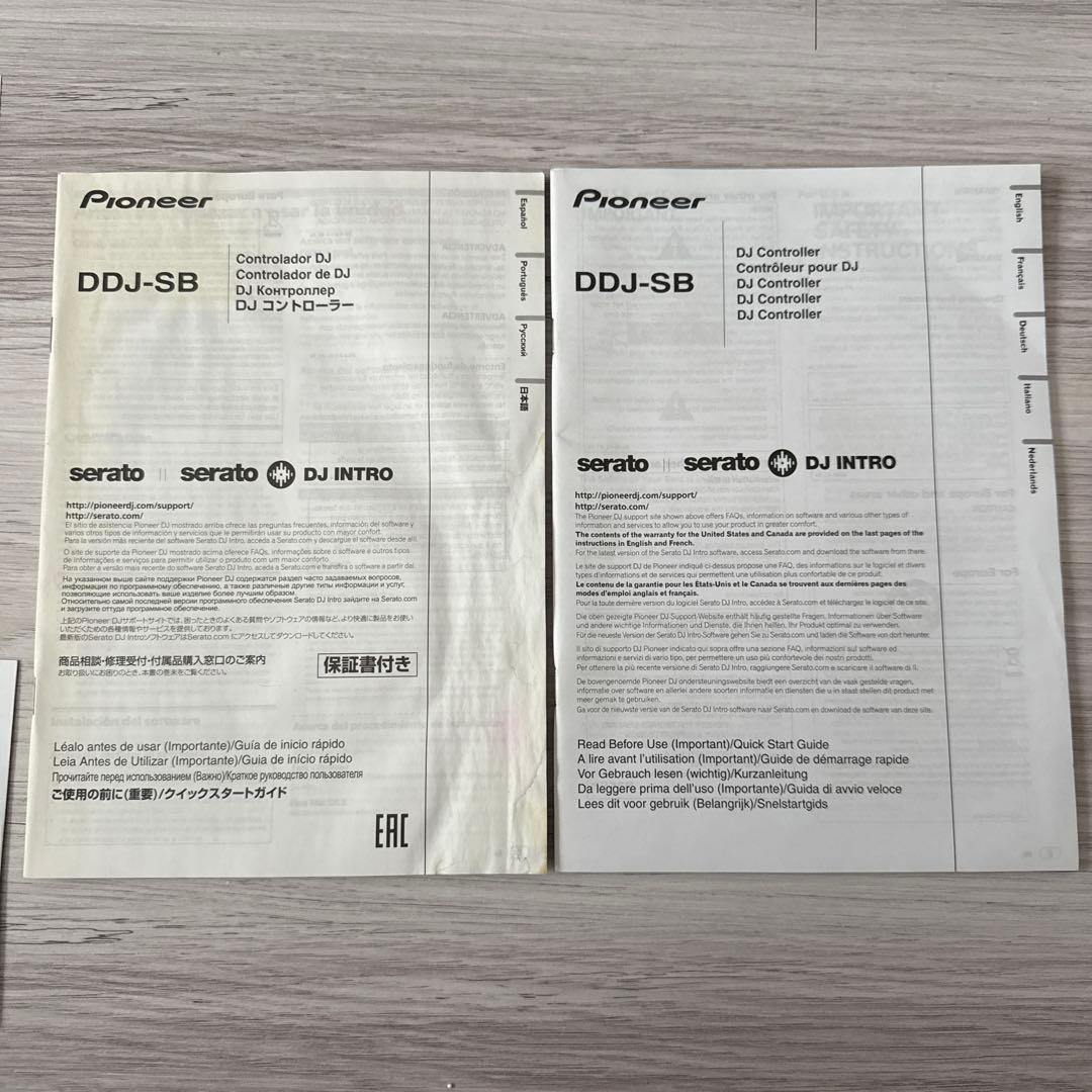 Pioneer パイオニア DJ DDJ-SB コントローラー 箱付