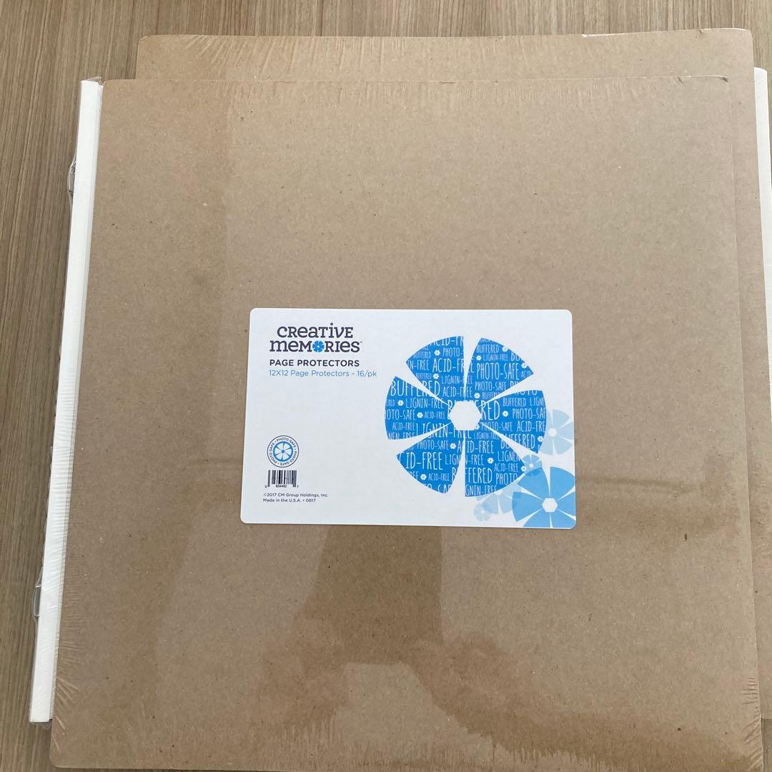 【未使用】クリエイティブメモリーズ　台紙　台紙カバー　ステッカー