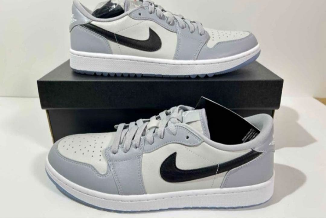 【新品】M24/W24.5cm Nike エアジョーダン1 G ウルフグレー