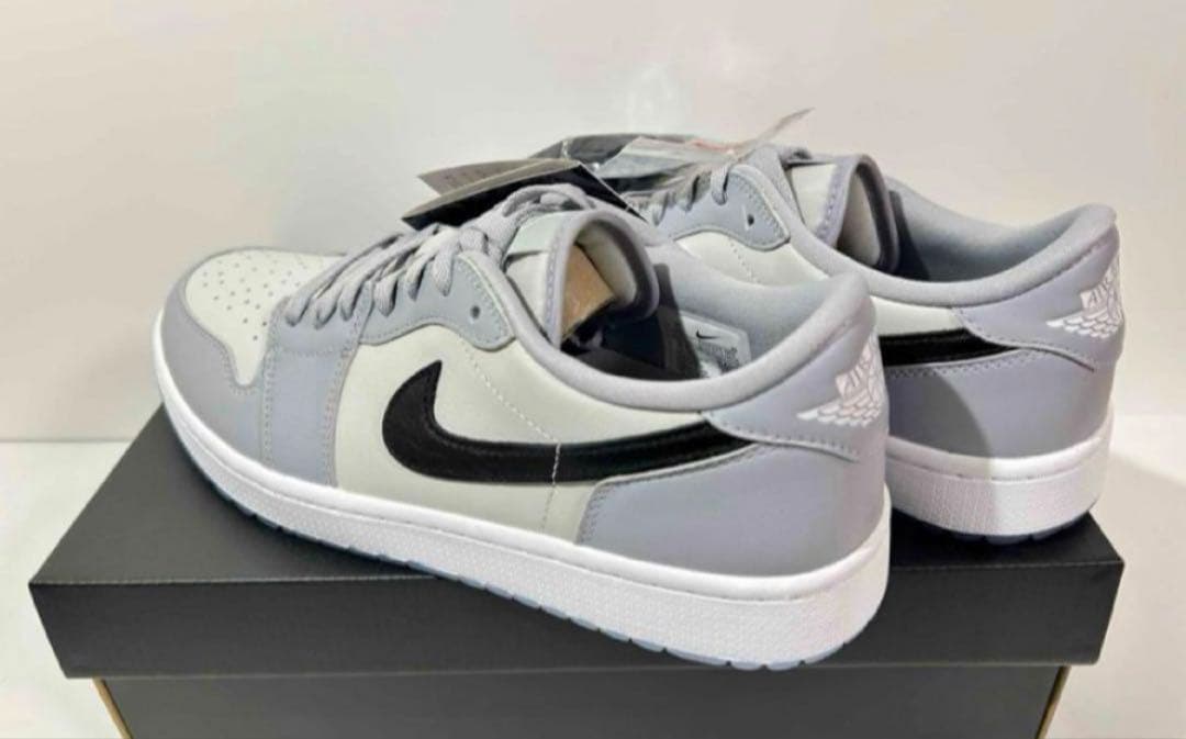 【新品】M24/W24.5cm Nike エアジョーダン1 G ウルフグレー