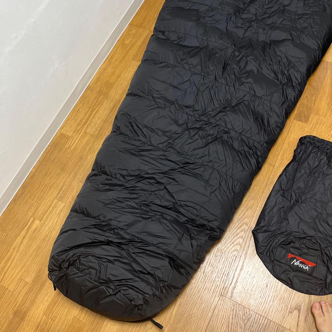 NANGA ナンガ オーロラ 900DX ブラック レギュラーサイズ 保存袋付き