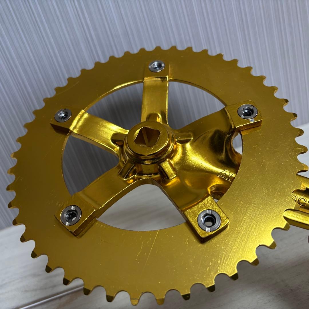 【希少モデル】ANDEL RSC1 クランクセット ゴールド 46T 170mm