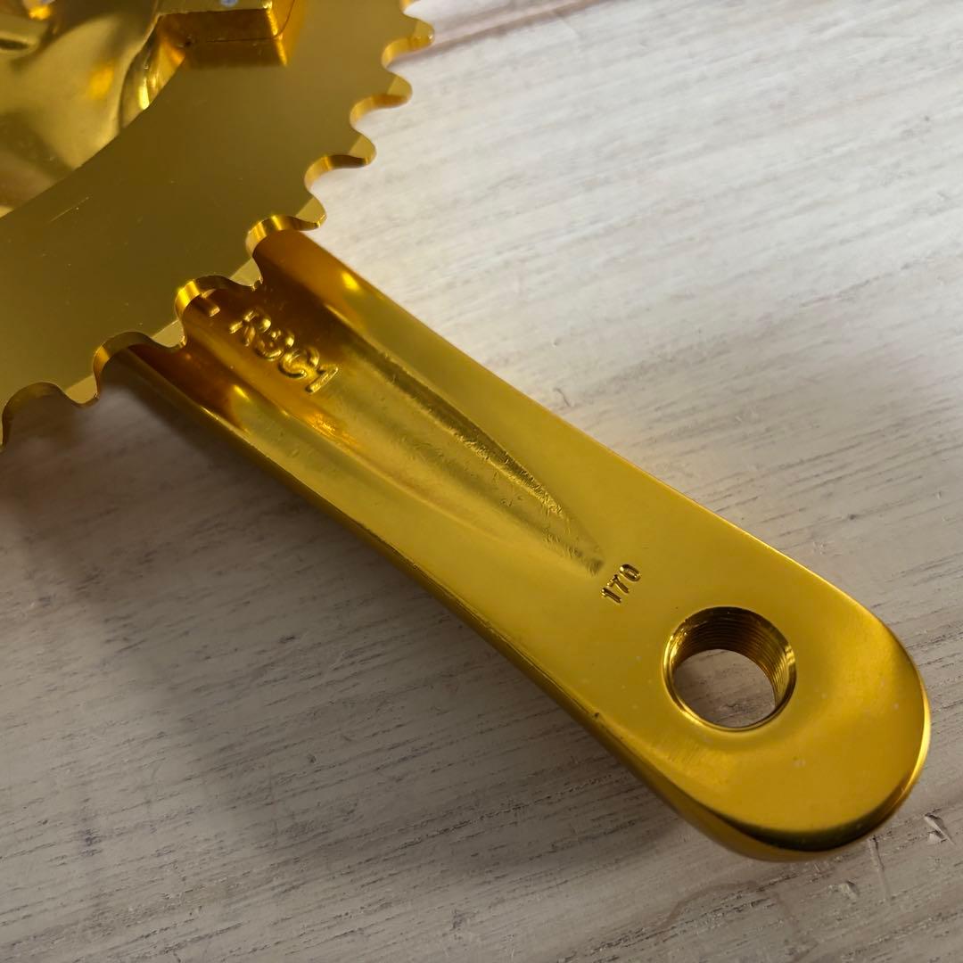 【希少モデル】ANDEL RSC1 クランクセット ゴールド 46T 170mm