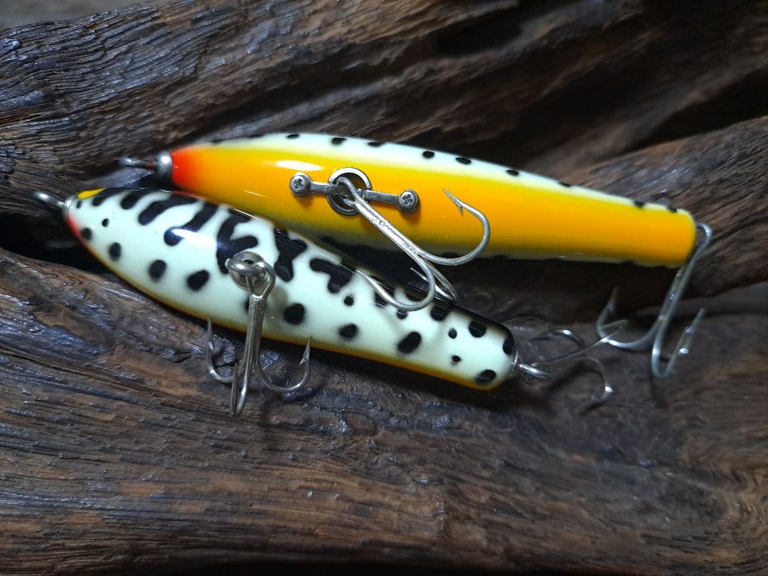 実釣未使用　美品　バルサ50　ホワイトコーチドッグ　7個セット　オリオリ　フグ