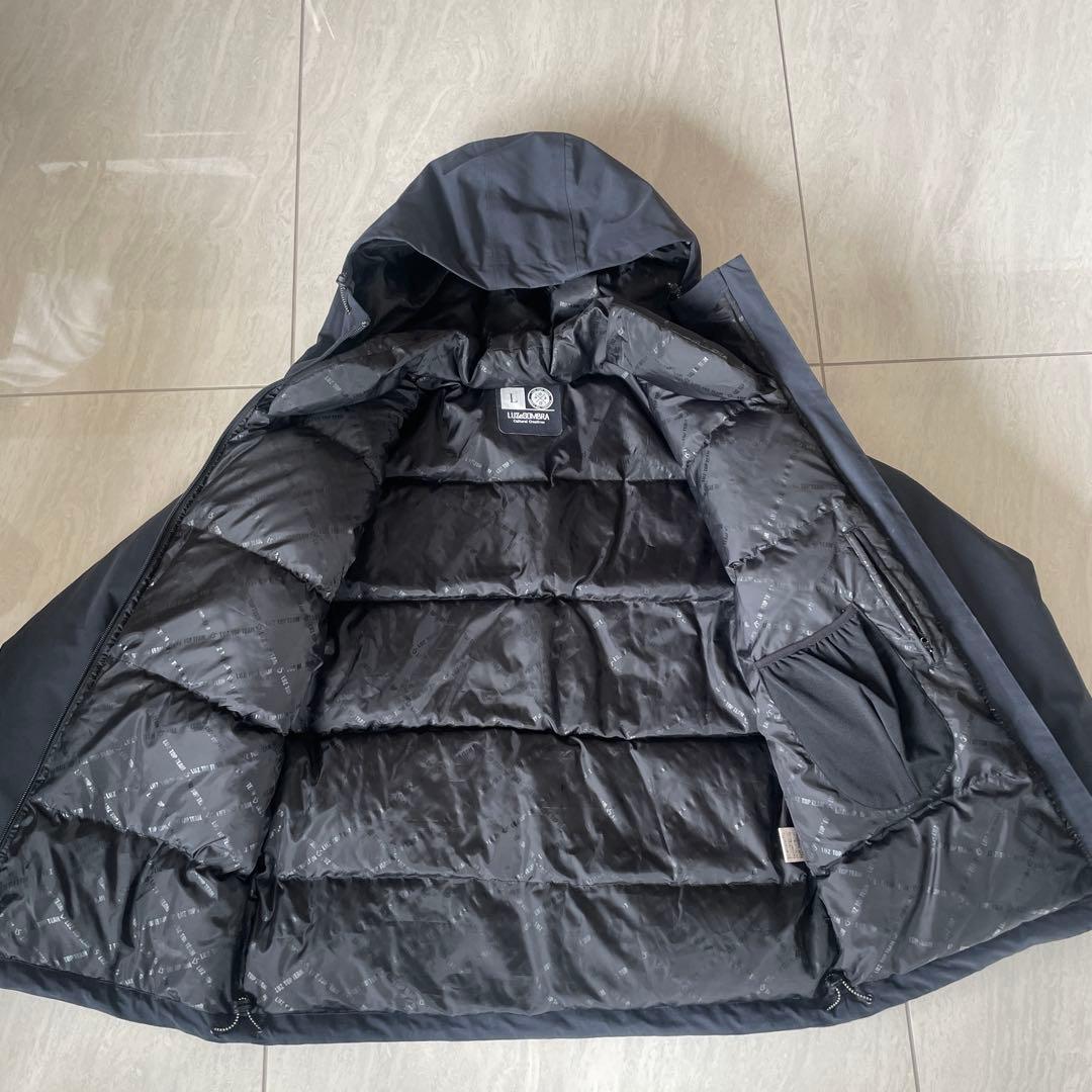 ルースイソンブラ 中綿ジャケット　ブラック　Lサイズ　厚手