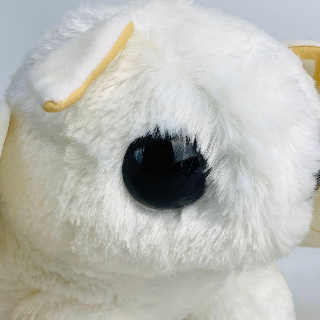 ふわふわモスちゃん　BIGぬいぐるみ　シロモ　カイコガ　白　ホワイト