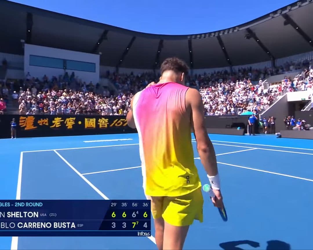 ON Court-T メンズ テニスウェア Mサイズ ホワイト/ライム