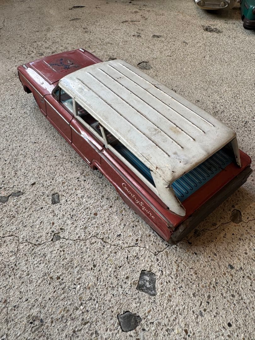 t*t様 FORD カントリースクワイヤ ブリキ 当時物 クラシックカー