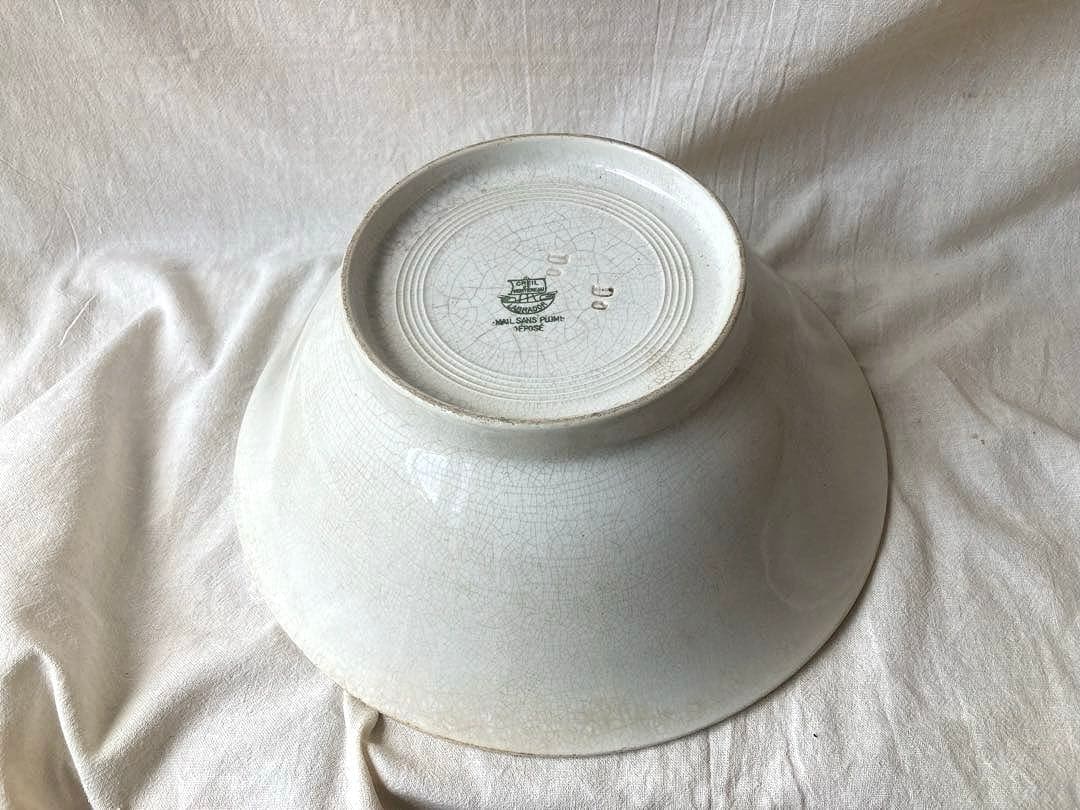 フランスアンティーク　クレイユモントロー　ラブラドールシリーズ　サラディエール