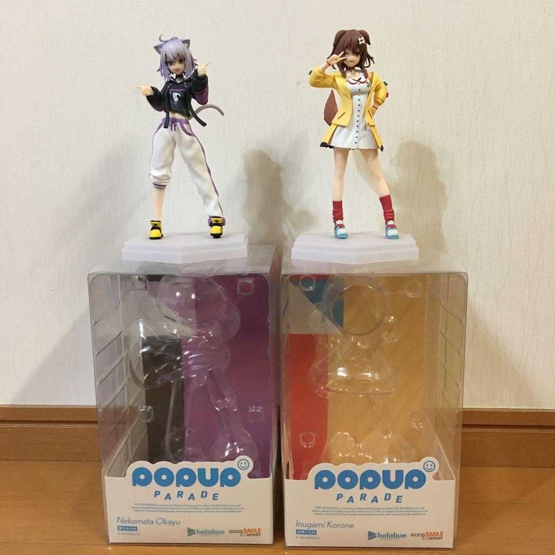 ホロライブ　フィギュア　猫又おかゆ　戌神ころね　　おまけ付き