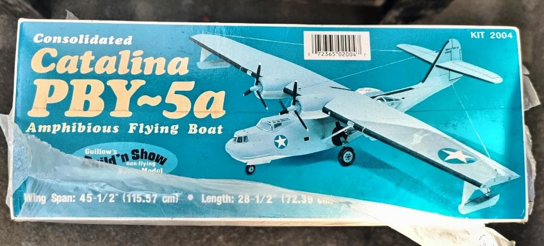 Guillow社大型スケールディスプレイモデルキットCatalinaPBY-5a