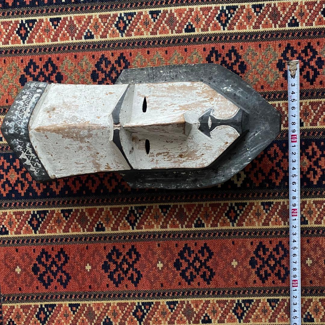 タプアヌマスク　タプアヌ　ミクロネシア　木製彫刻　民藝　古美術　プリミティブ