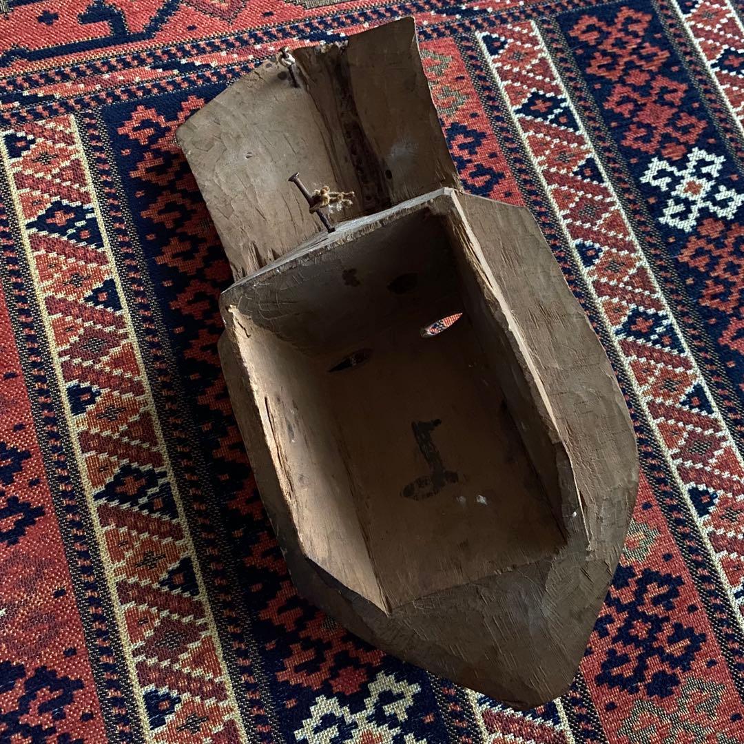 タプアヌマスク　タプアヌ　ミクロネシア　木製彫刻　民藝　古美術　プリミティブ