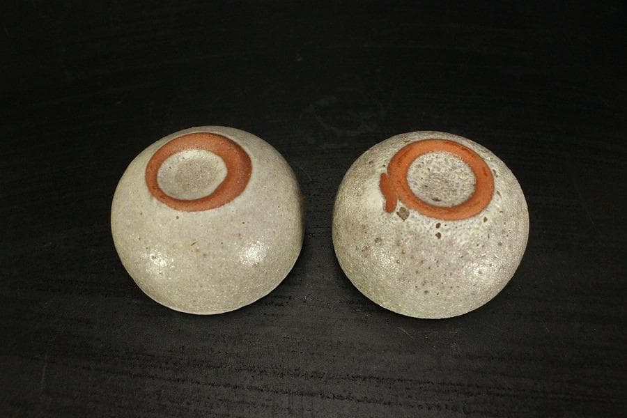 舟形 酒器 ぐい呑み 時代物 保津川下 京都(A197)