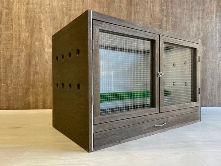 ＦandＫ爬虫類木製ケージ　フクロウケージ　オーダー用