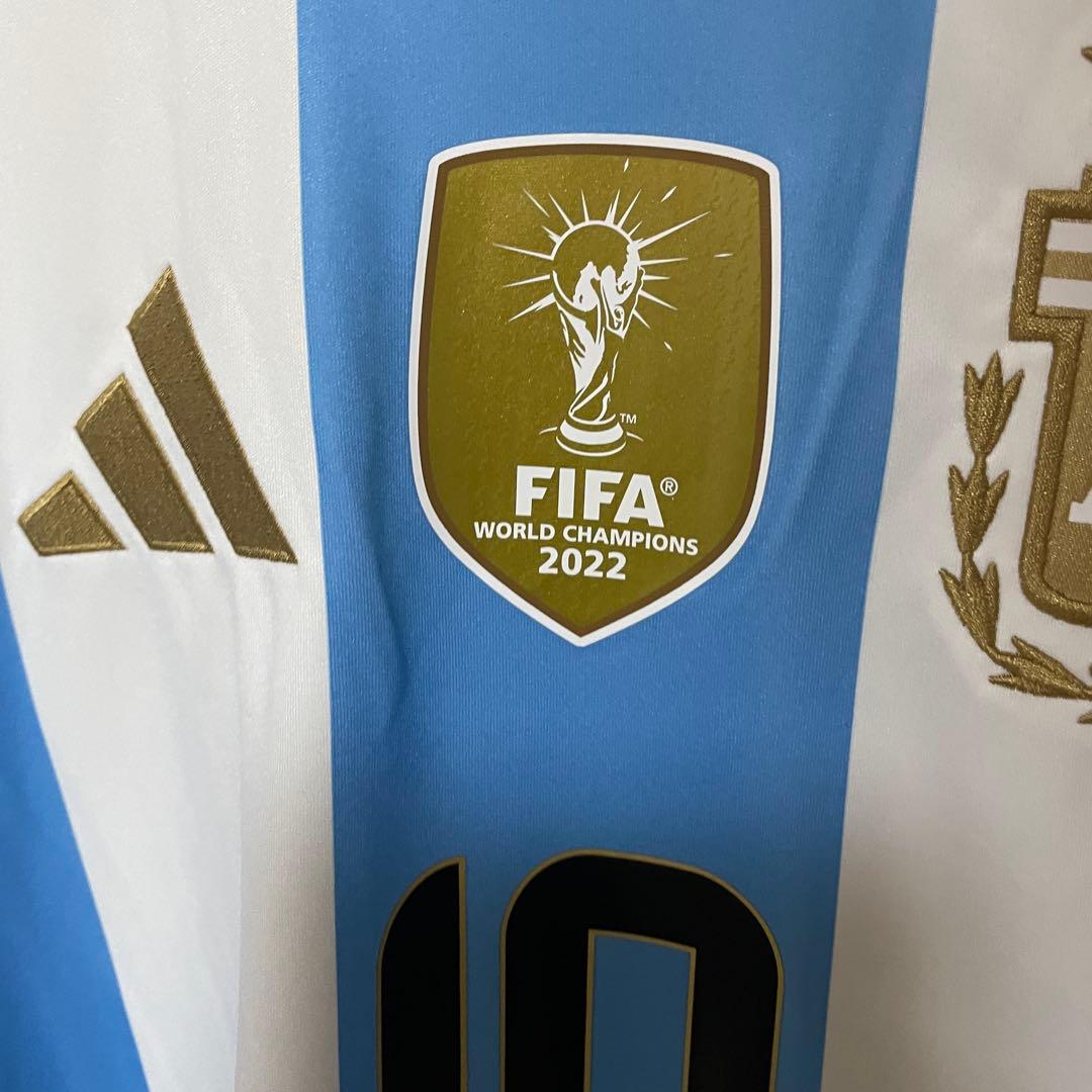 【正規品】アルゼンチン代表 2024 ホーム メッシ #10 XL タグ　新品