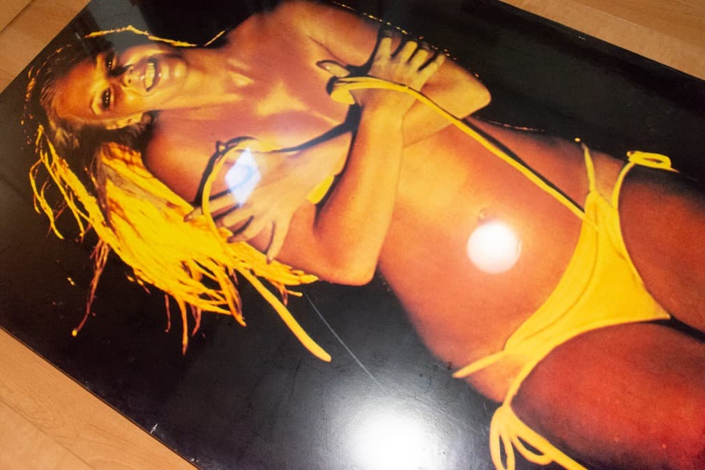 超特大 ユニチカ テイチクパック 水着 パネル 1970年代 高梨豊