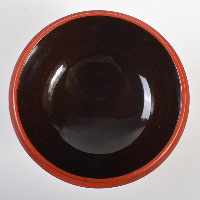 古民具　根来塗　朱塗　薬器　仕覆付　M　R7440