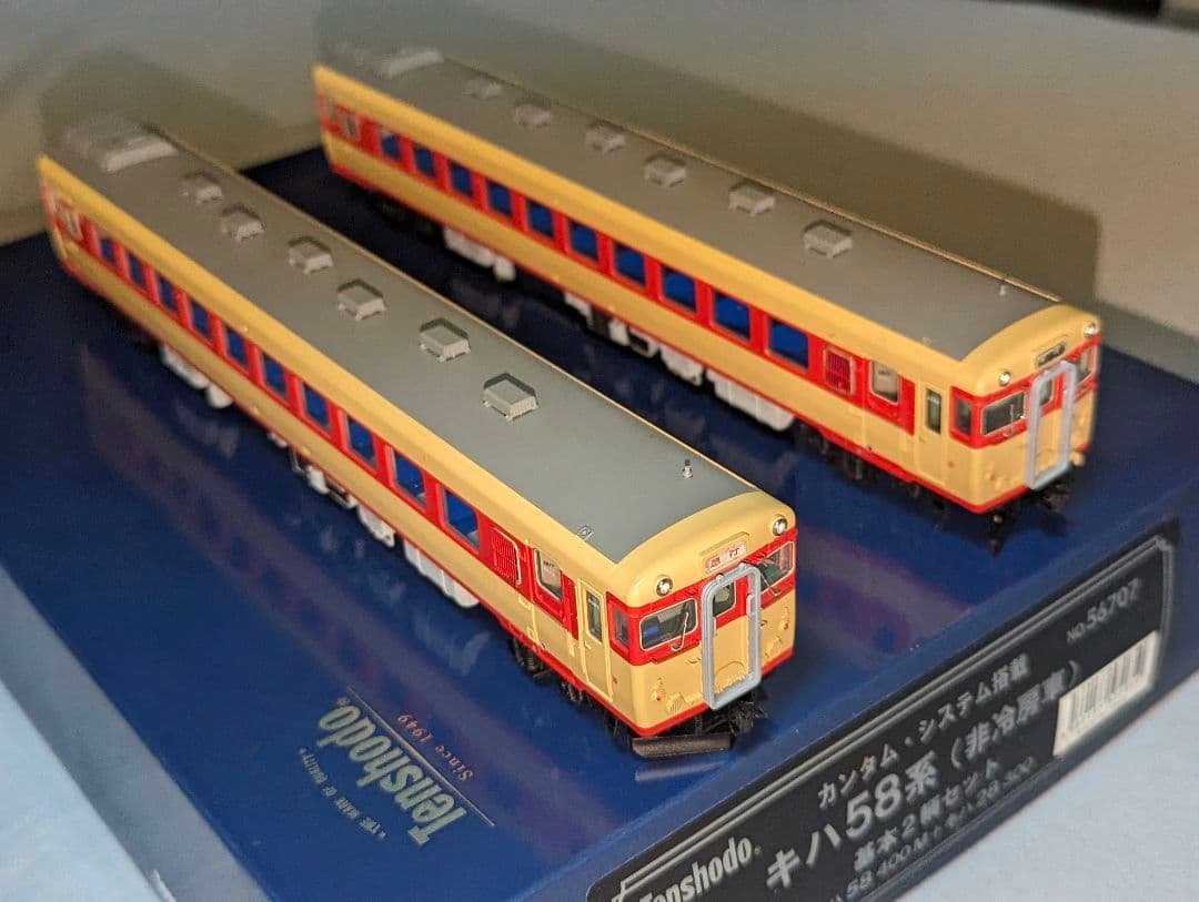 天賞堂　カンタム・システム搭載　キハ５８系　非冷房車　基本2両セット　56707