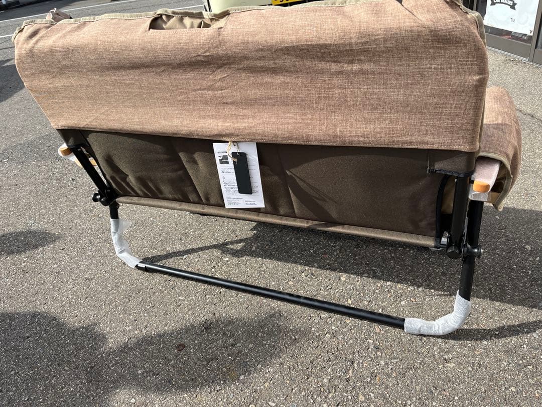 定価¥45000 ロゴスベーシックチェアーカバーセットキャンプカーキベージュ美品
