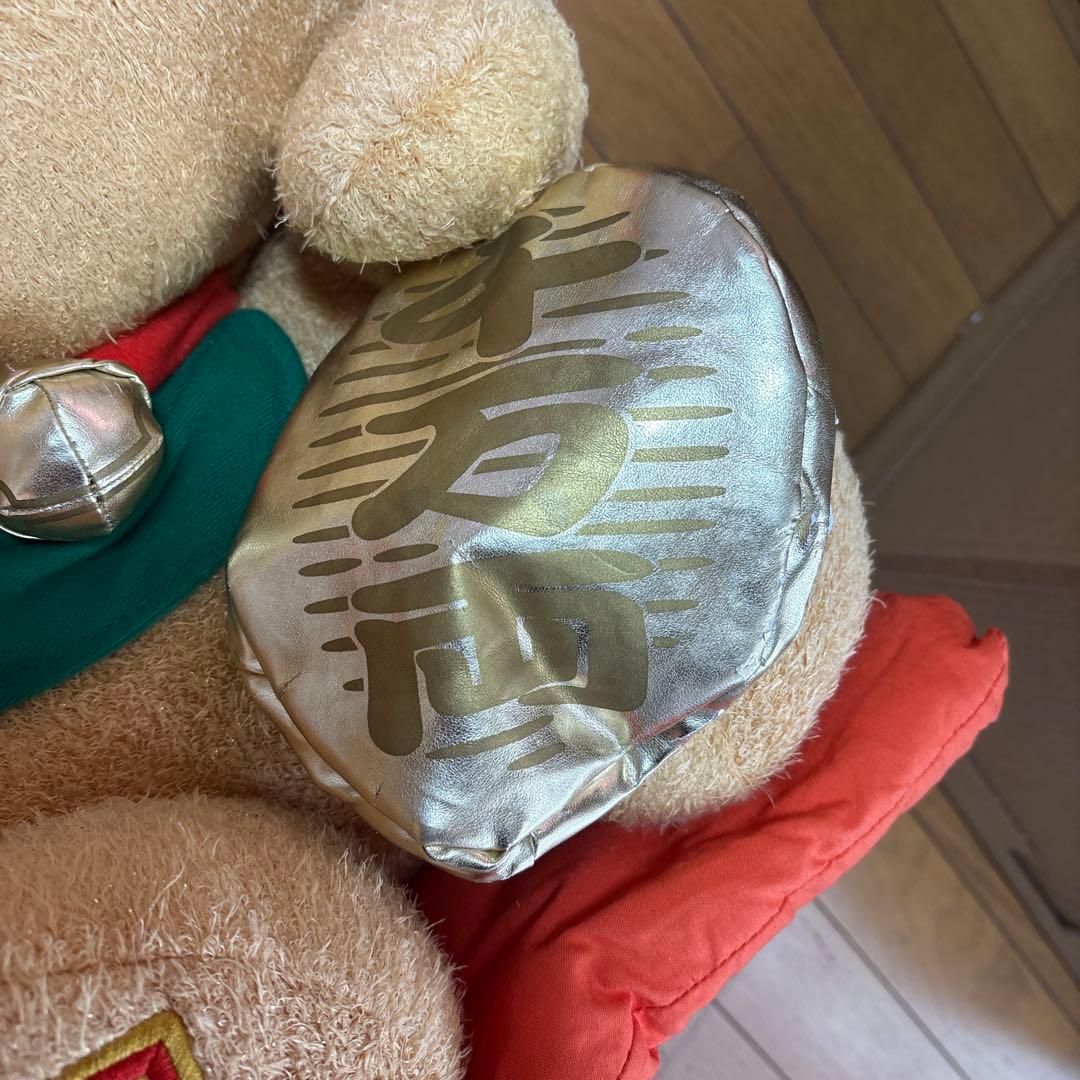 ハローキティ　ぬいぐるみ　大　招き猫　千万両　縁起物