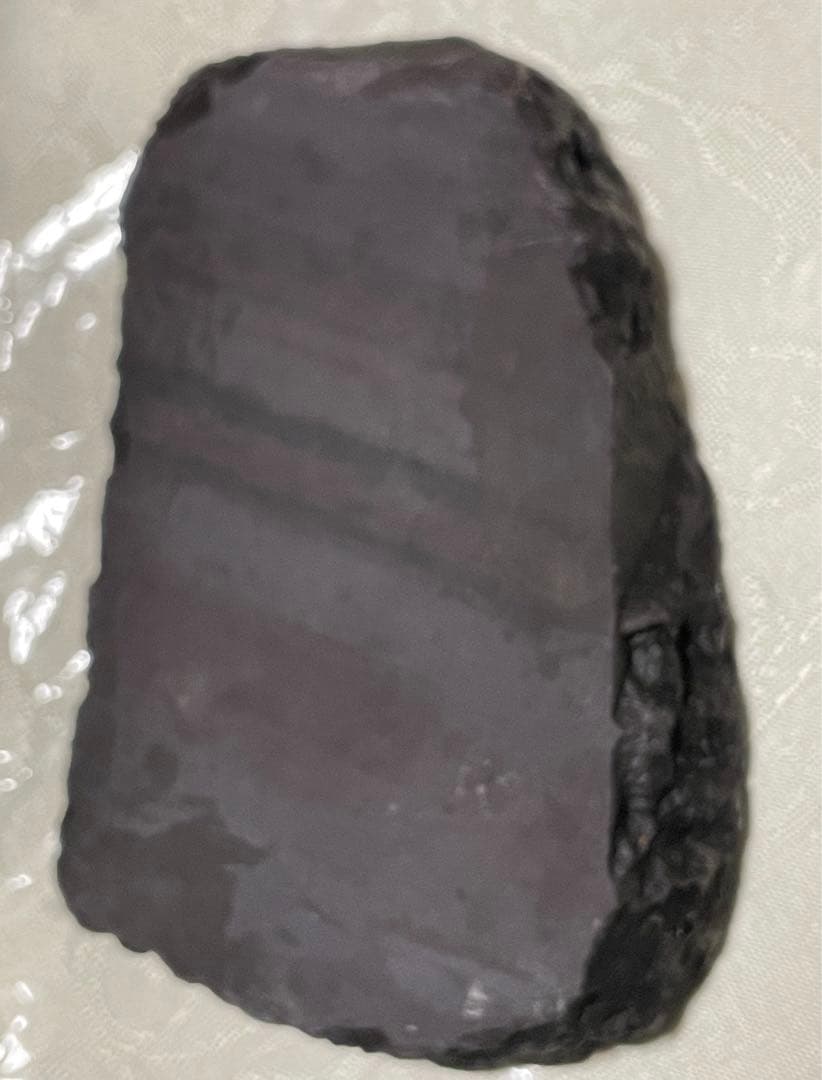 彫刻石硯 松と鳥 唐木箱入り ＆ 墨と筆2本セット