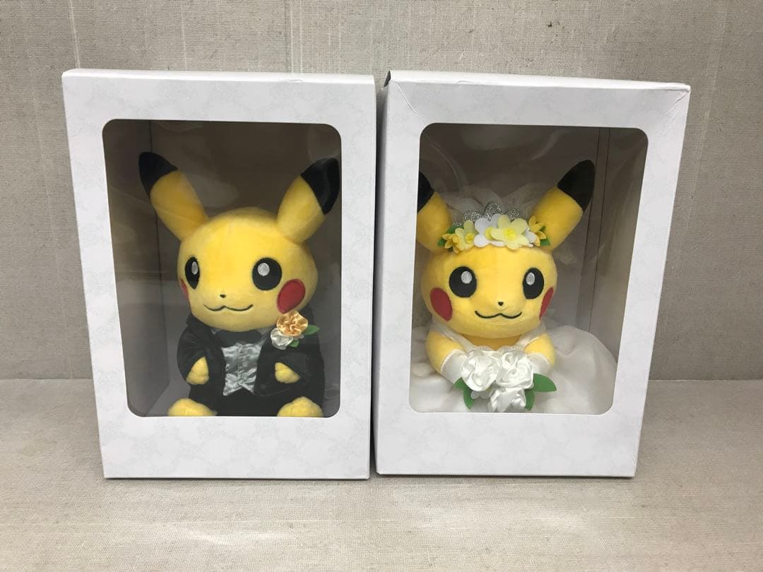 未開封品　ピカチュウ　ウエディング　ぬいぐるみ　2体　ポケモンセンター