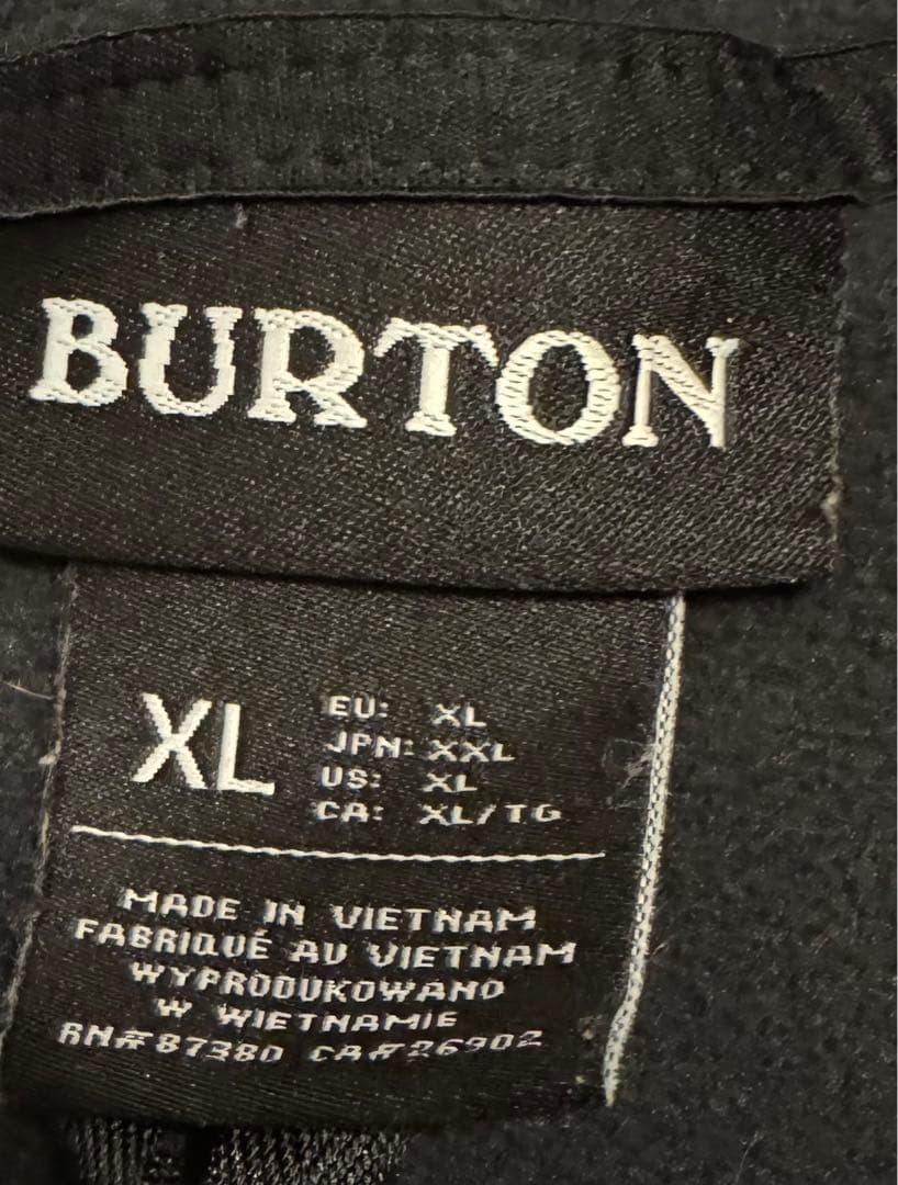 BURTONスノーボード　撥水パーカー