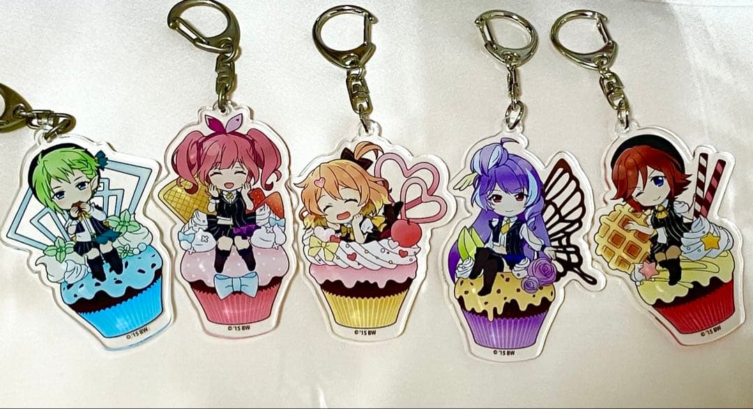 ぴくりる! マクロスΔ トレーディングアクリルキーホルダー♡ワルキューレ♡全員