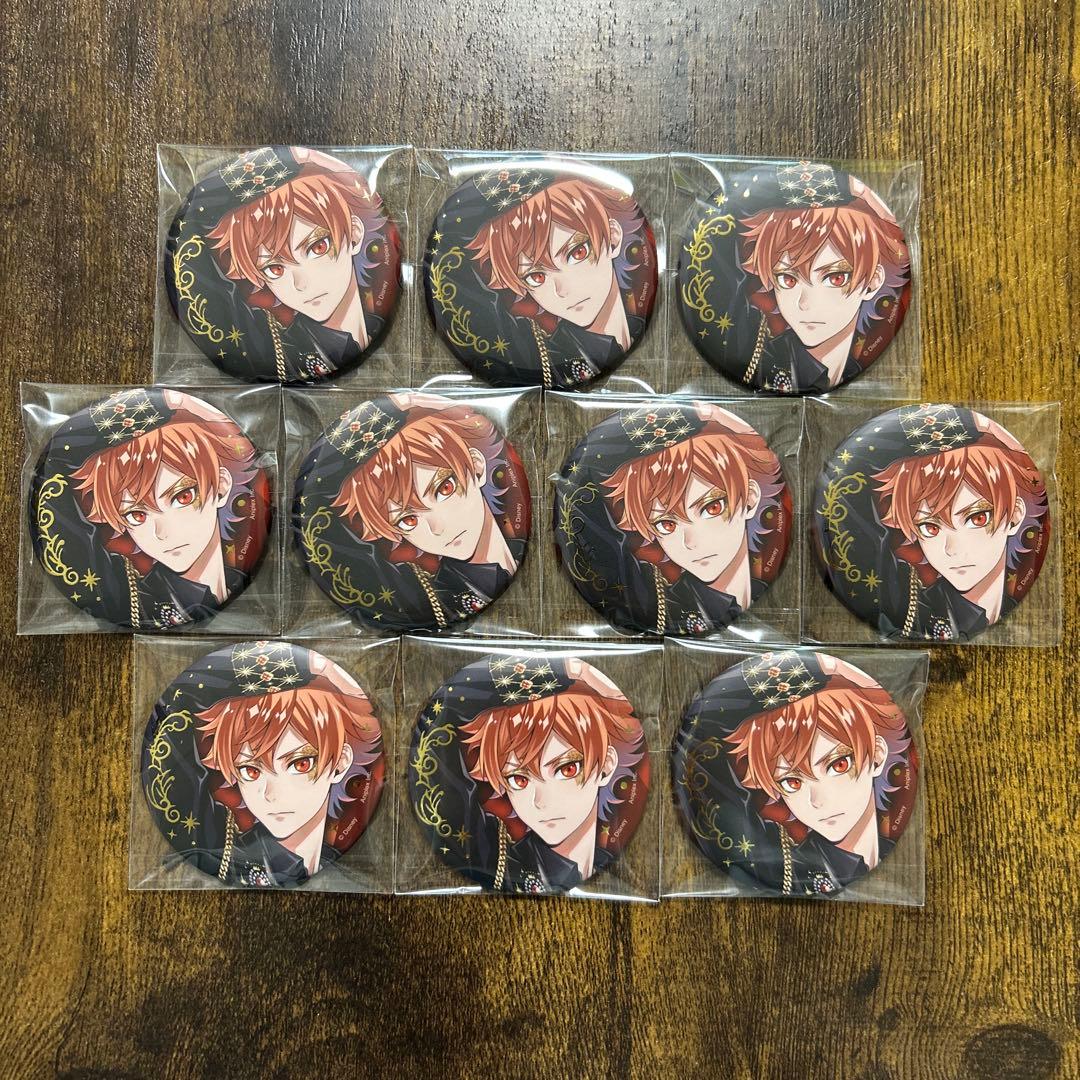 ツイステ エース　ブレイジングジュエル 缶バッジ　5周年　ポップアップ