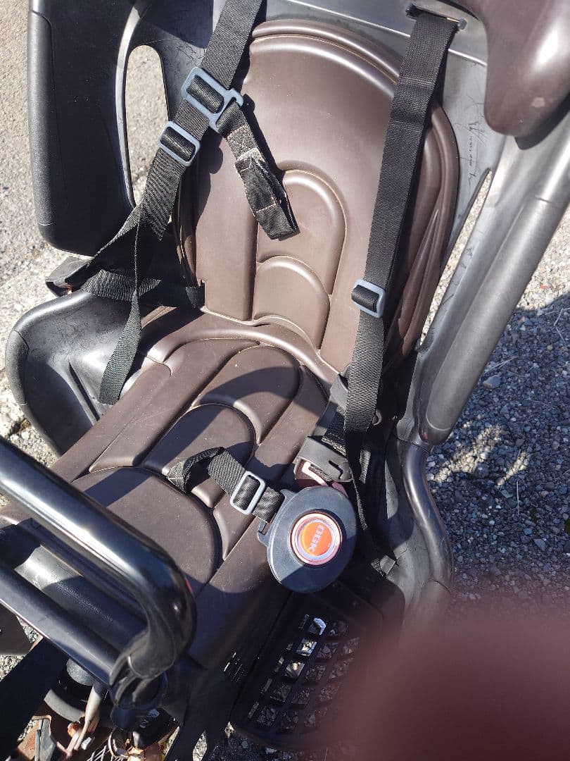 【引取限定】子供乗せ自転車3人乗り チャイルドシート付き