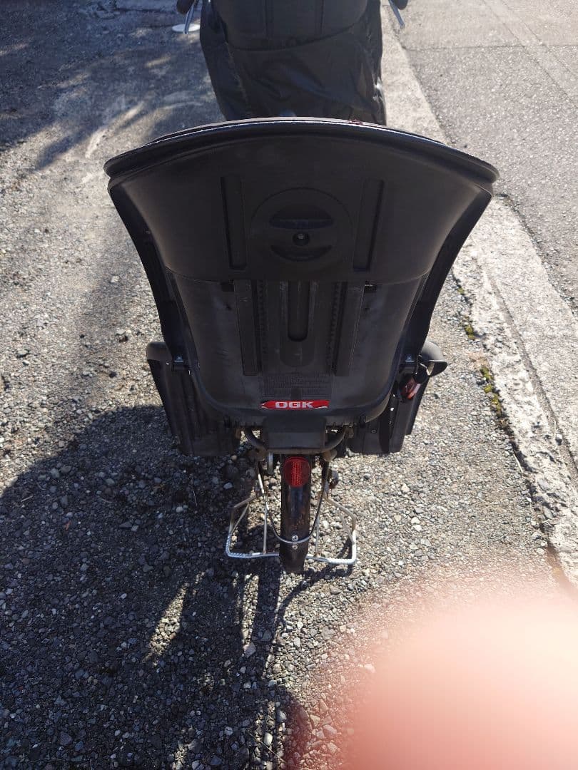 【引取限定】子供乗せ自転車3人乗り チャイルドシート付き