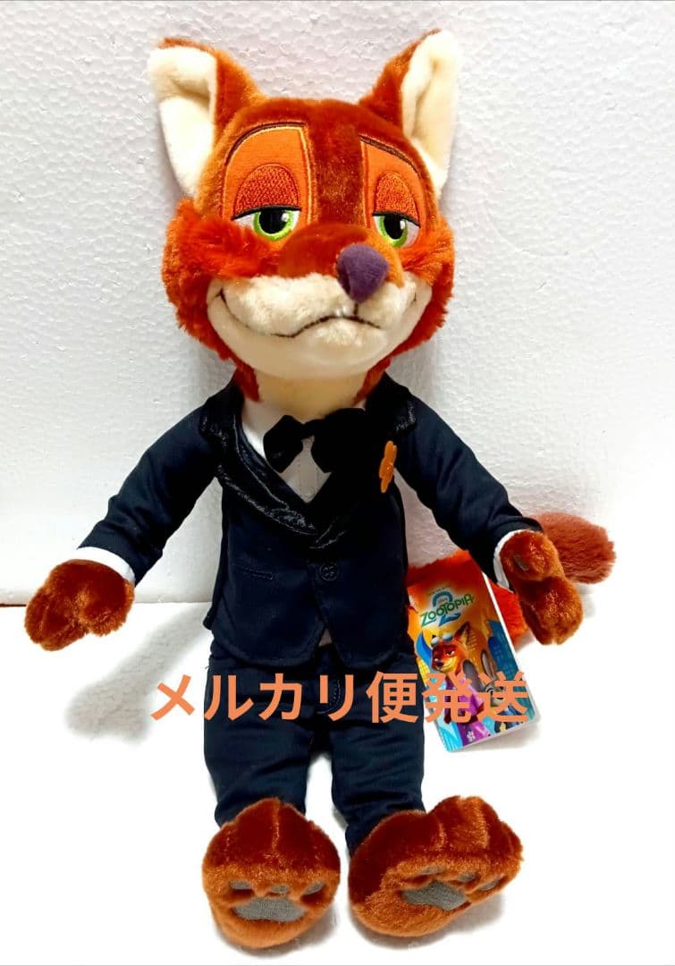 ディズニーストア　ズートピア2　 ニック　タキシード　ぬいぐるみ