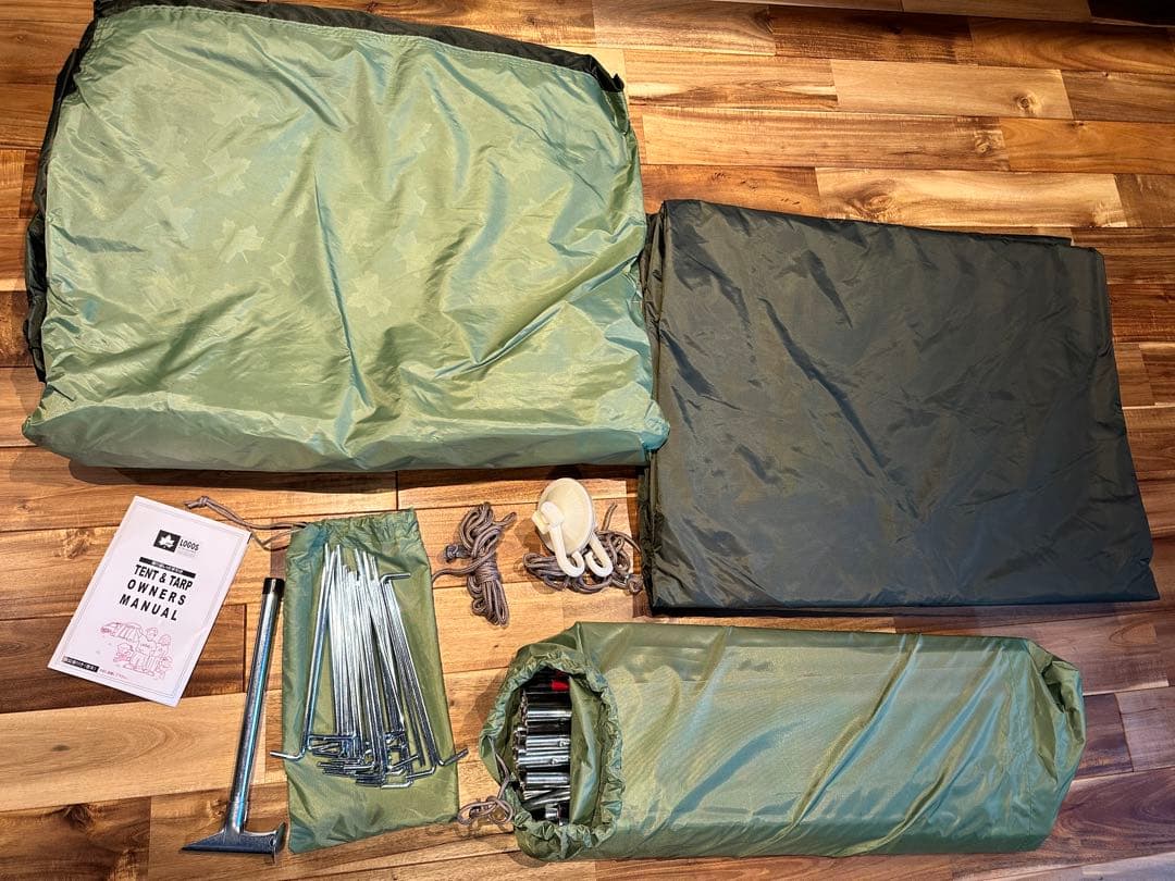 【未使用品】ロゴスneos PANELスクリーンドゥーブル XLテントセット