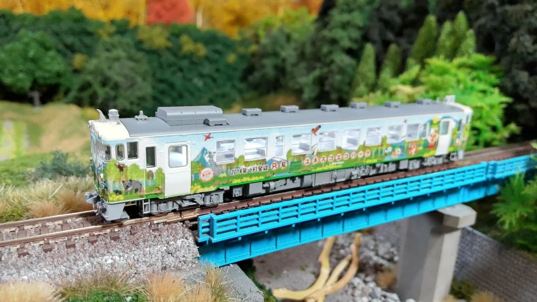 キハ40　2085　只見線　ユネスコエコパーク　ラッピング車　1両　Ｍ車