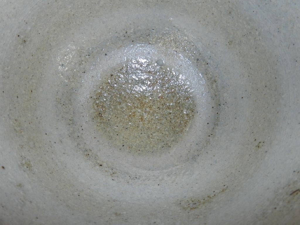 K-98 茶道具 人間国宝 松井康成 2重共箱 灰釉茶盌 お安くいたしました！￼