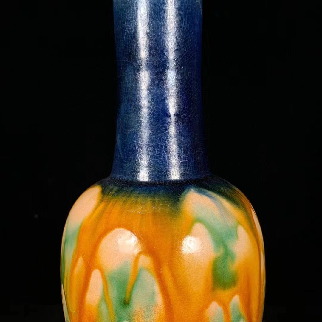 中国古美術・旧蔵の磁器・三彩の紙槌瓶・陶芸・置物・茶道具・書道・文房具·花瓶