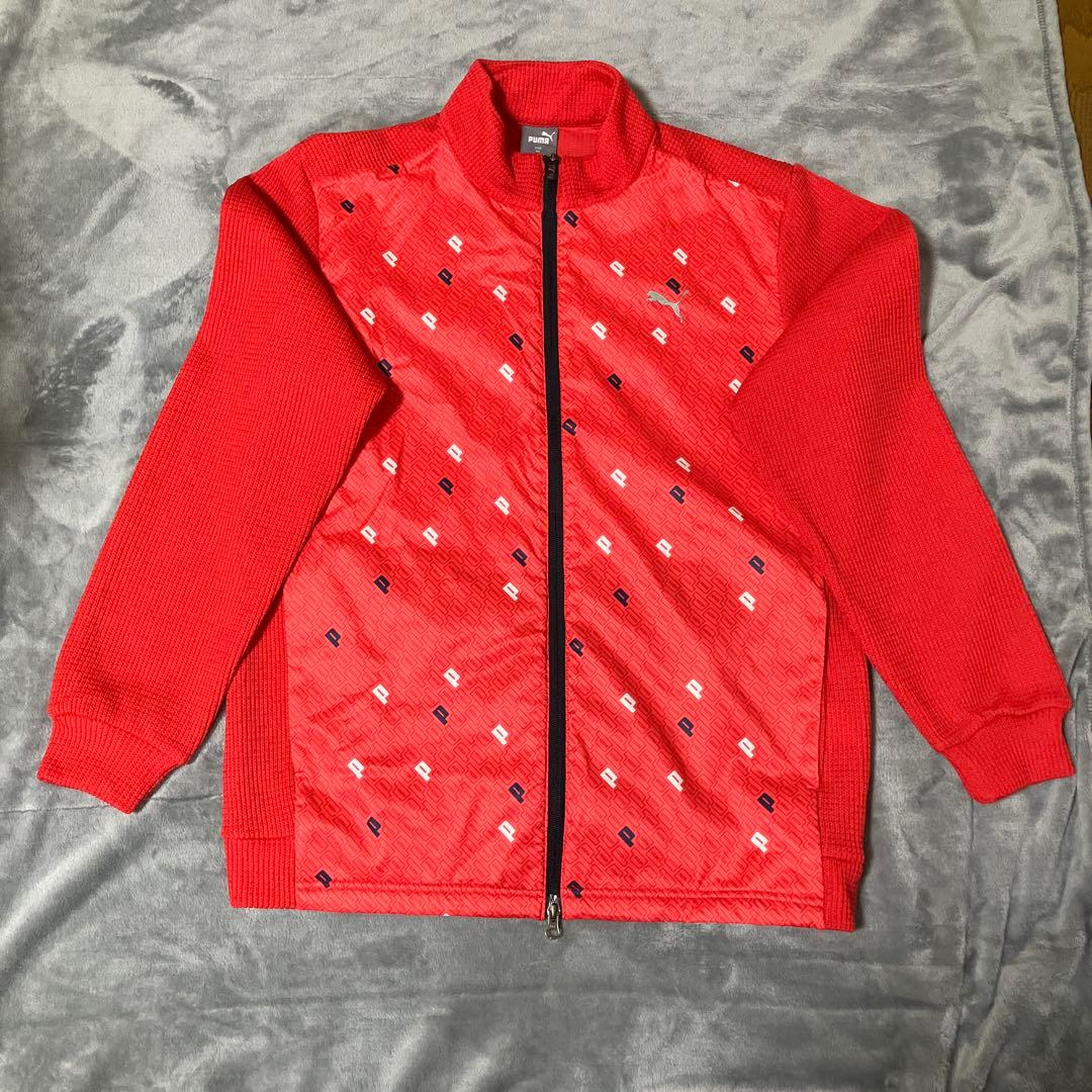 プーマゴルフグラフィックフルジップ　メンズ