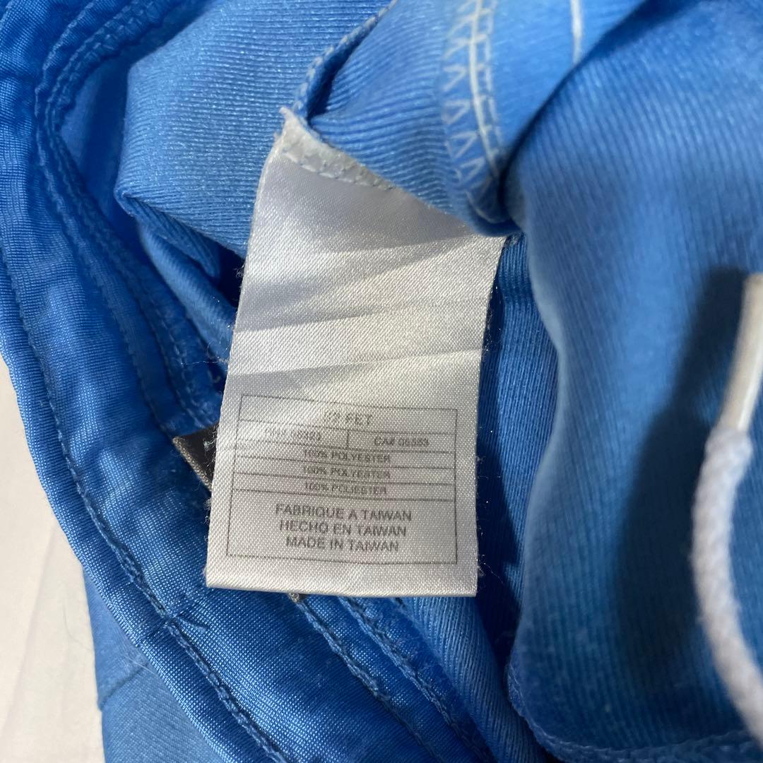 Nike 青 ジャージパンツ サイドストライプ