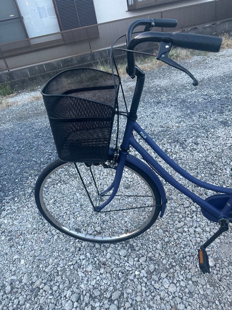 シティサイクル ネイビー メッシュバスケット付き