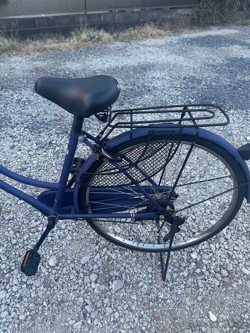 シティサイクル ネイビー メッシュバスケット付き